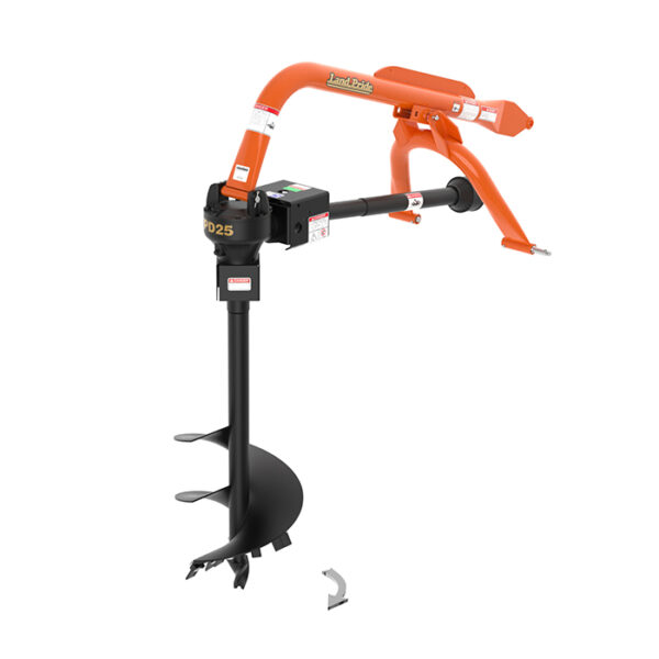 Excavatrice à Trous Pour Poteaux 52cc 2 Temps - 1460W, 8800 Tr/min - Foret Inclus - Pour Clôtures, Plantations