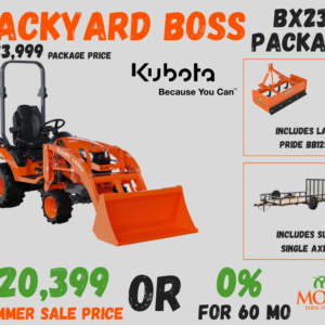 BX2380 Backyard Boss Package