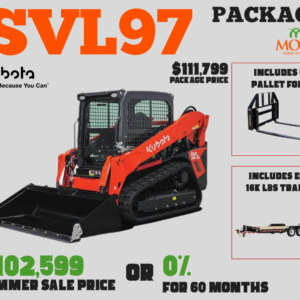2025 Kubota SVL97-3 Trailer Package